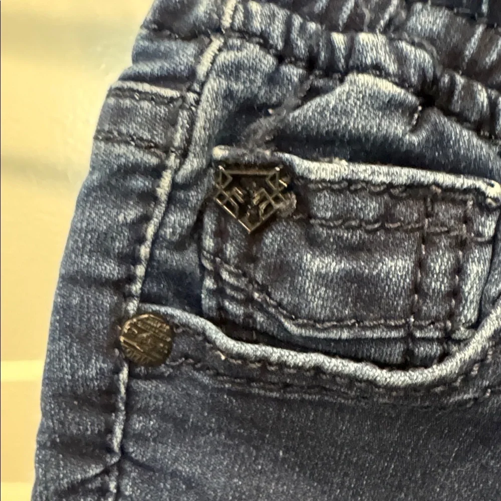 Vizio Navy Elastic-Waist Jogger Jeans for Kids